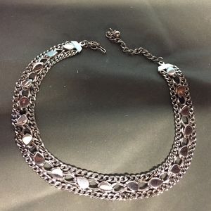 Vintage chainlink choker necklace
